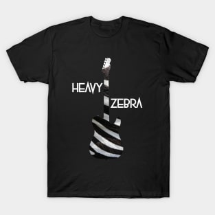 Heavy Zebra Guitar T-Shirt